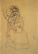 Frida Kahlo Self-Portrait Drawing china oil painting artist